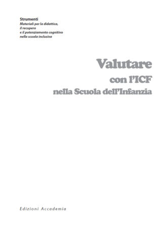 Valutare con l'ICF nella Scuola dell'Infanzia