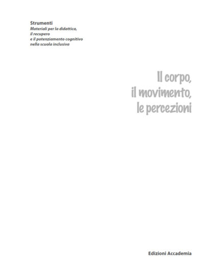 Il corpo, il movimento, le percezioni