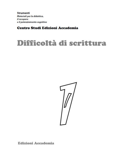 Difficoltà di scrittura 1